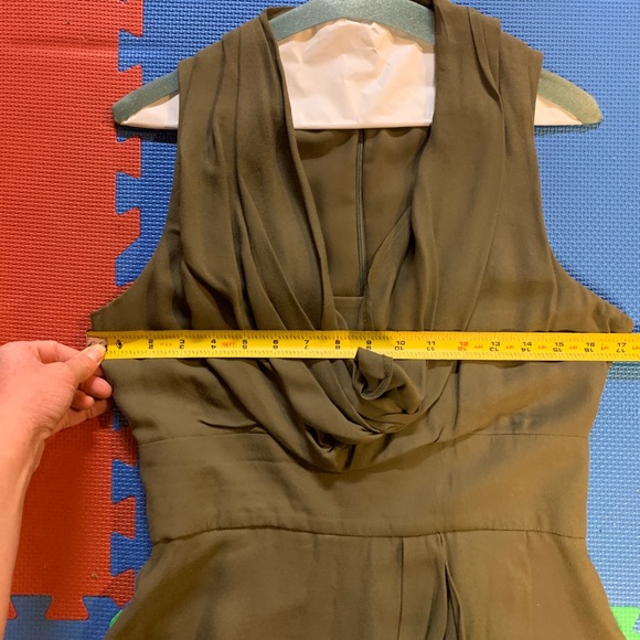 French Connection Olive Green Dress - Picture 12 of 14